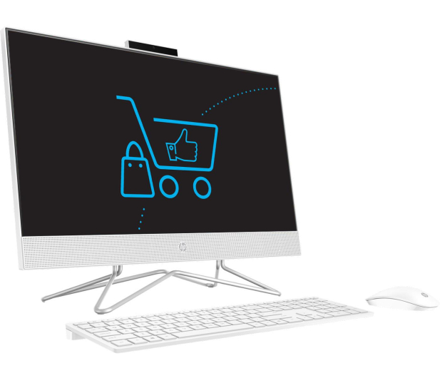 HP 24 AiO Ryzen 5-3500/8GB/512 White - 606131 - zdjęcie 3